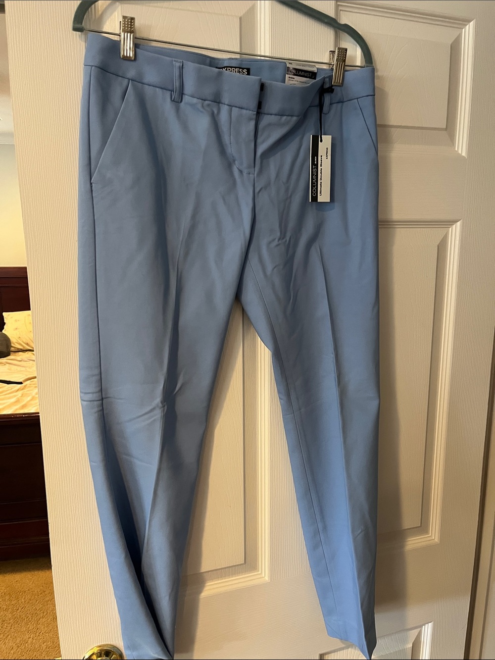 Express Columnist women’s ankle Light Blue Dress Pants - Slim Taper